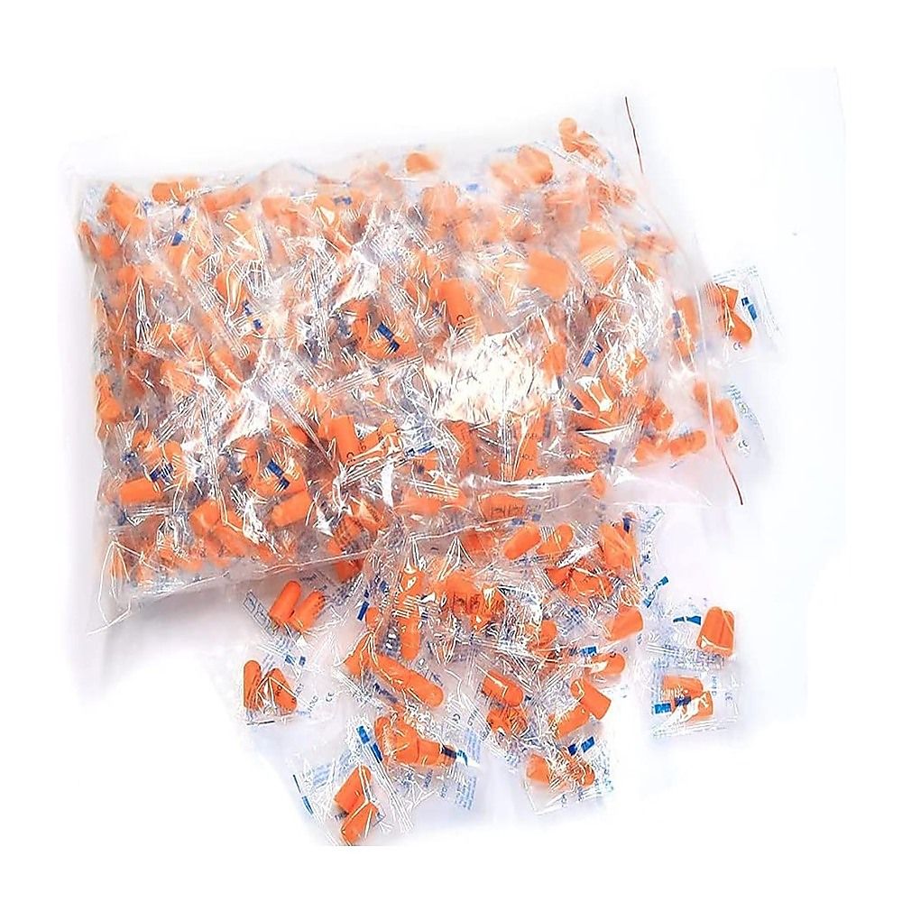 200 Pairs Disposable Foam Ear Plugs Noise Reducing Earplugs for Sleep Travel Work Study — image 6
