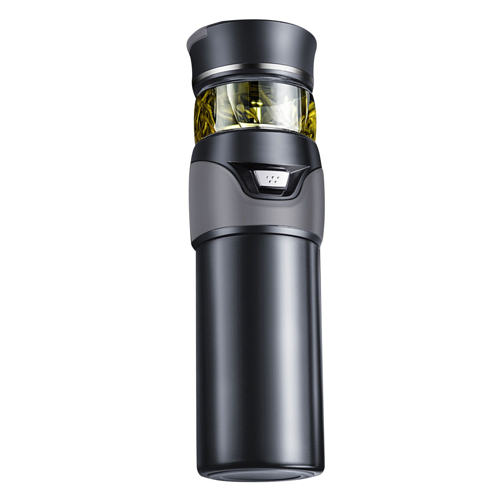 Tea Bottle with Infuser Tea Tumbler Stainless Steel Double Layer Insulated Cup for Men Daily Office Home Grey — image 3