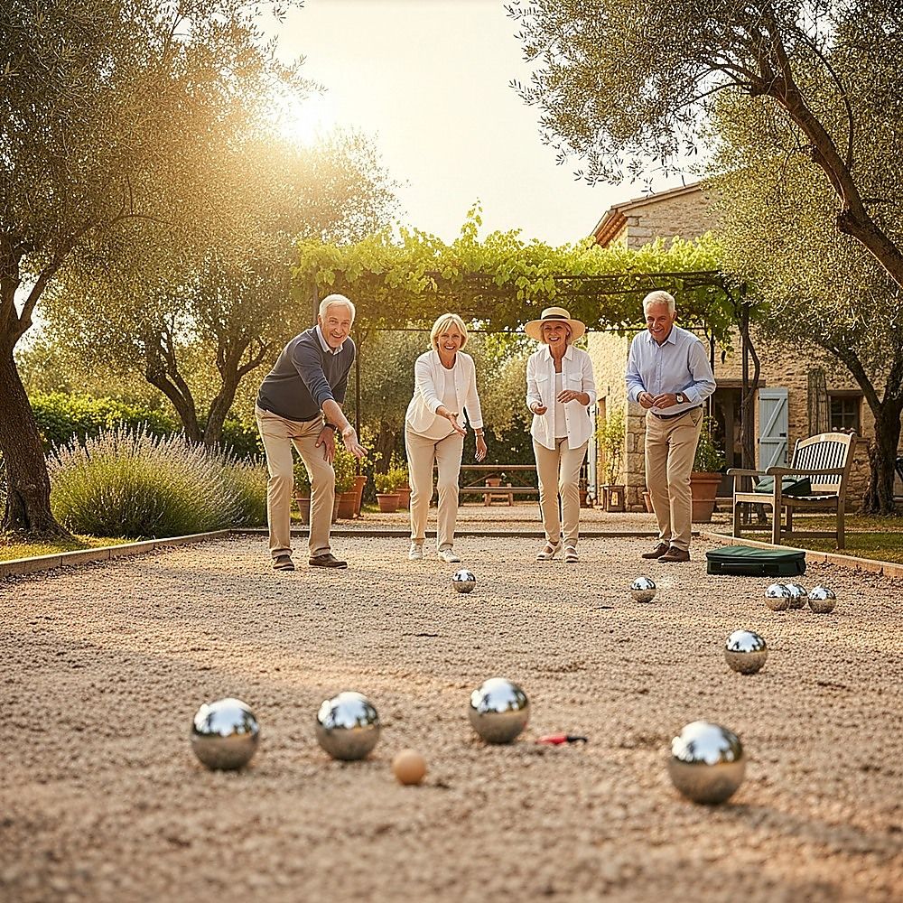 Deluxe Boules Bocce 8 Alloy Ball Set โ image 2