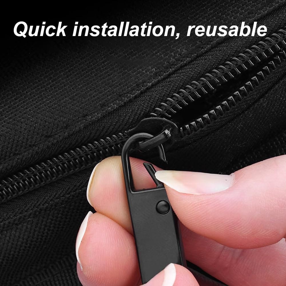 Reserve zips - 12-pack metal zips - removable - suitable for purses - clothing - jeans - suitcases - luggage — image 4