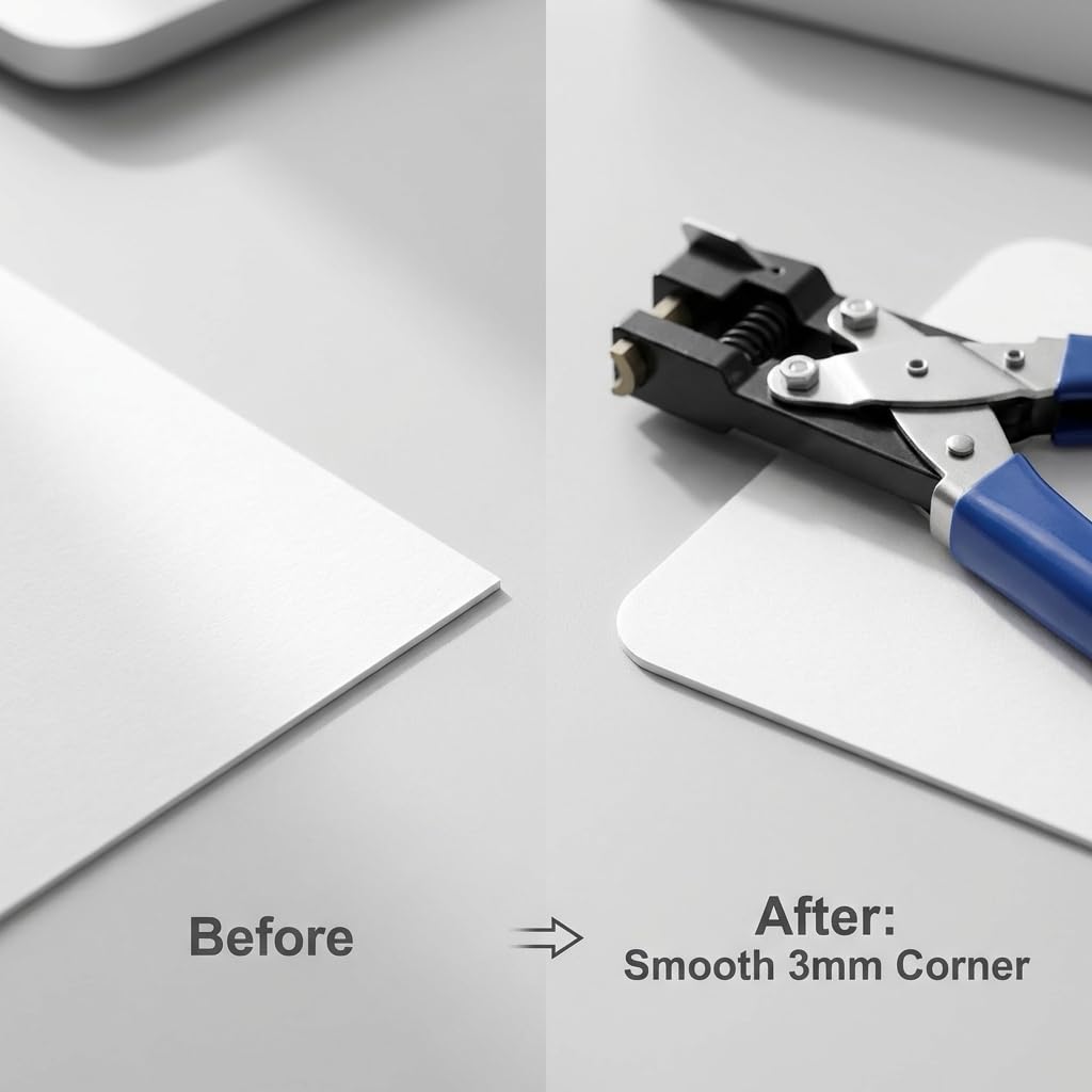 Corner Rounder Cutter R3 (3mm Radius), Smooth Edge Trimmer for PVC Cards, Photos & Paper Projects — image 6