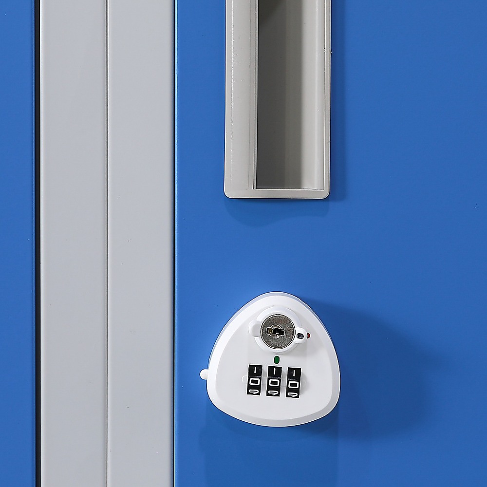 12-Door Locker for Office Gym Shed School Home Storage - 3-Digit Combination Lock โ image 6