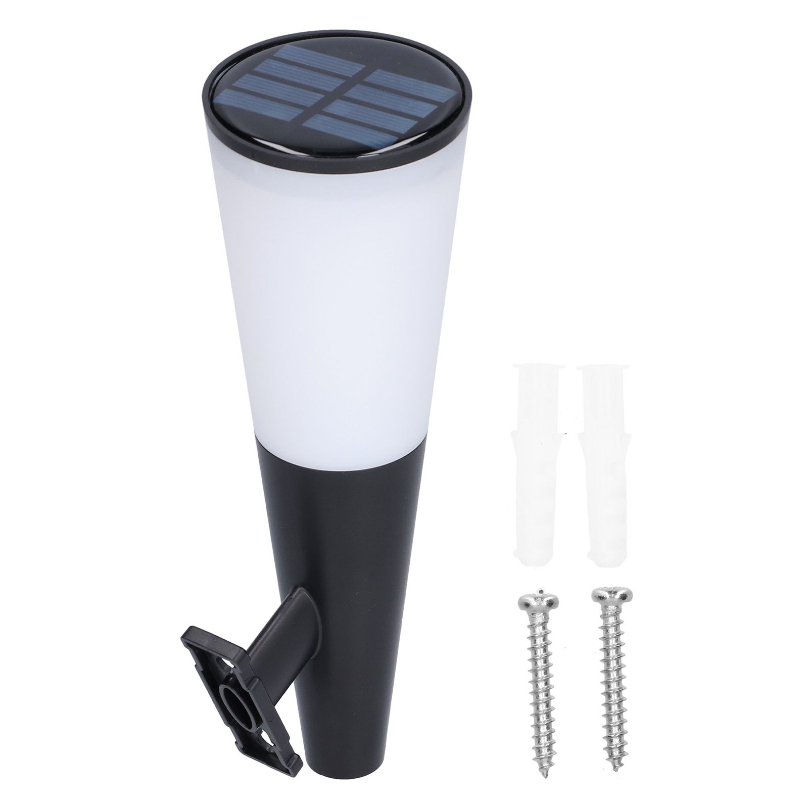 Solar Wall Lamp Warm White RGB Cordless Safe Modern Design Sturdy Durable Outdoor Lamp for Garden Garage BackyardRGB — image 3