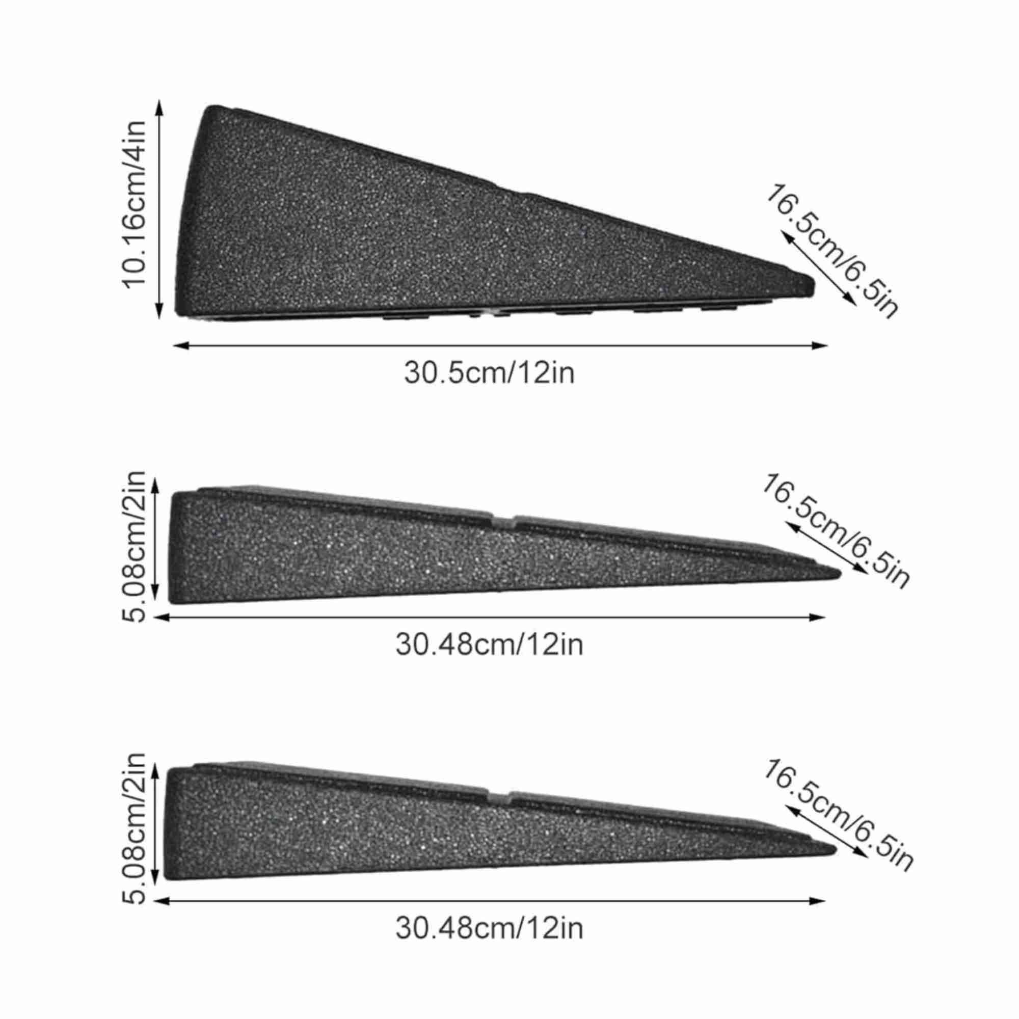 3pcs Slant Board Squat Wedge Set Calf Stretcher Yoga Block Exercise Gym Fitness โ image 2