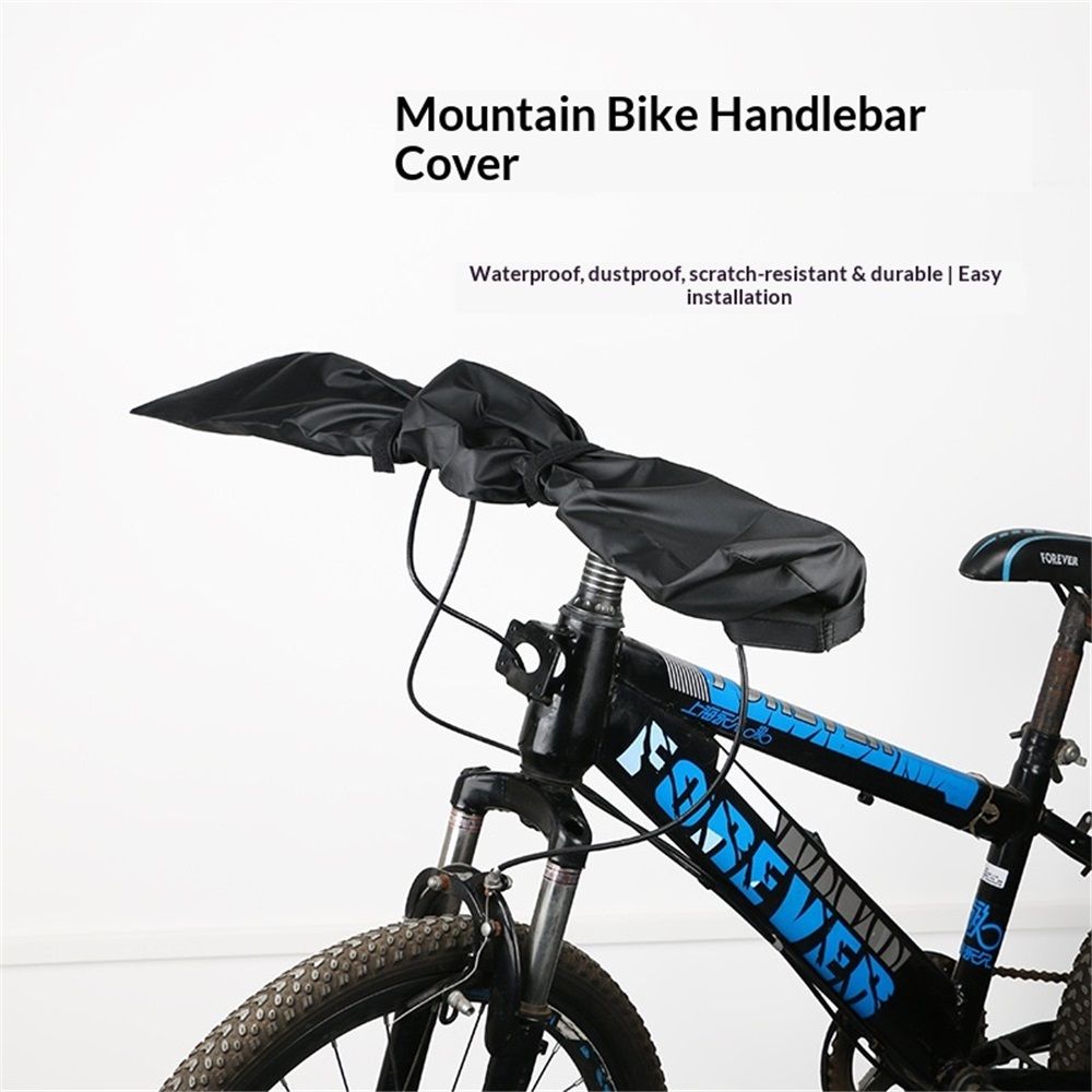 Bike Handlebar Protector Cover Dustproof Waterproof Handle Bar Cover Universal E-Bike Handlebar Cover Handle Bar Maintenance Cover for Road Bike Cycling — image 2