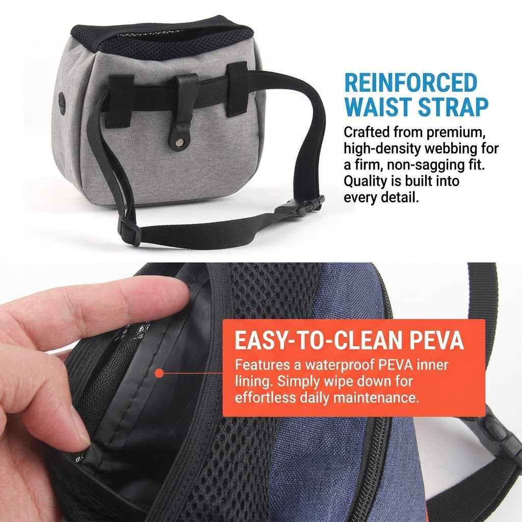 Professional Dog Training Waist Bag with Collapsible Portable Bowl – The Ultimate Hands-Free Walking Companion for Treats, Toys, Waste Bags and Hydration — image 4