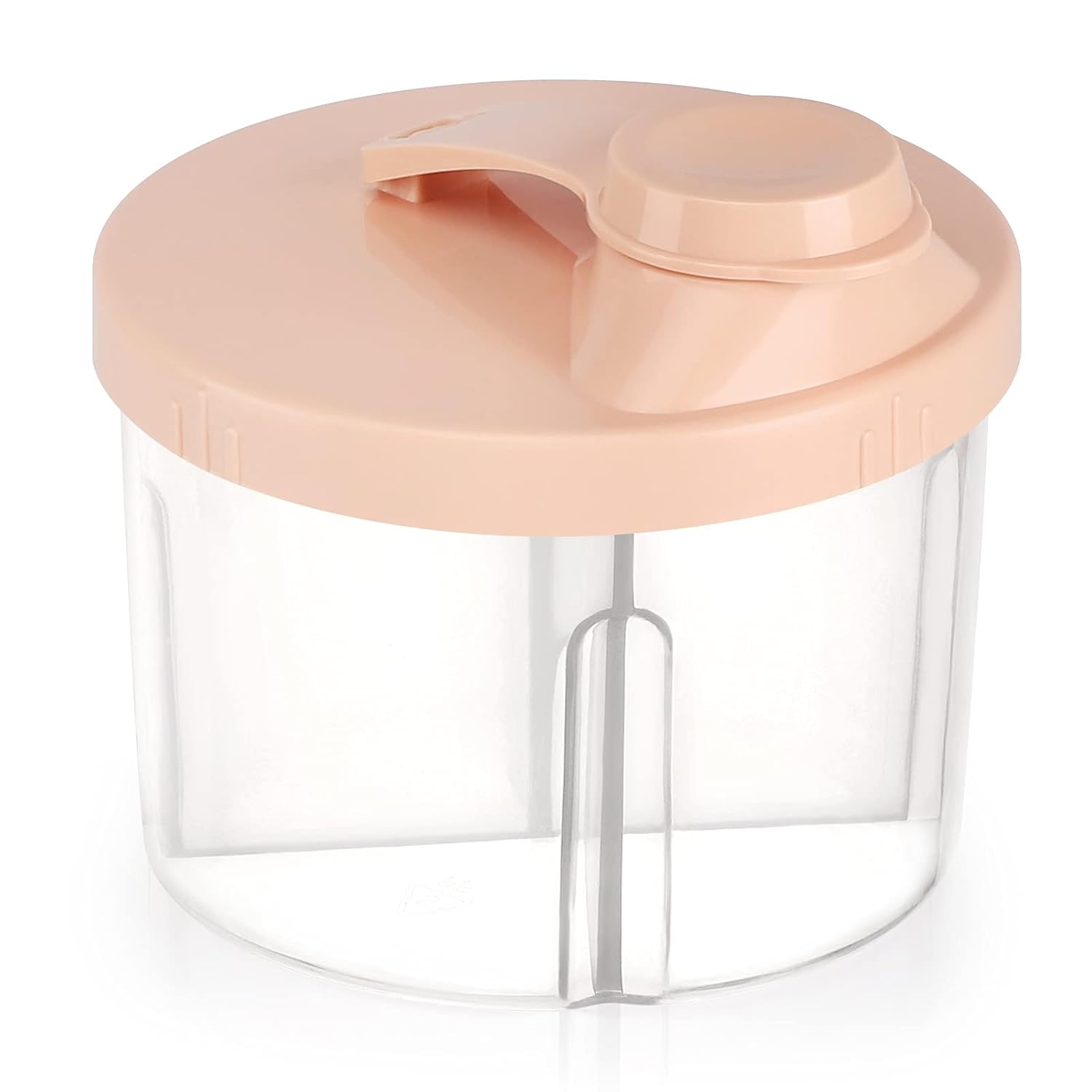 Baby Formula Dispenser On The Go, Non-Spill Rotating Four-Compartment Formula Container to Go, Milk Powder Kids Snack Container for Infant Toddler Travel