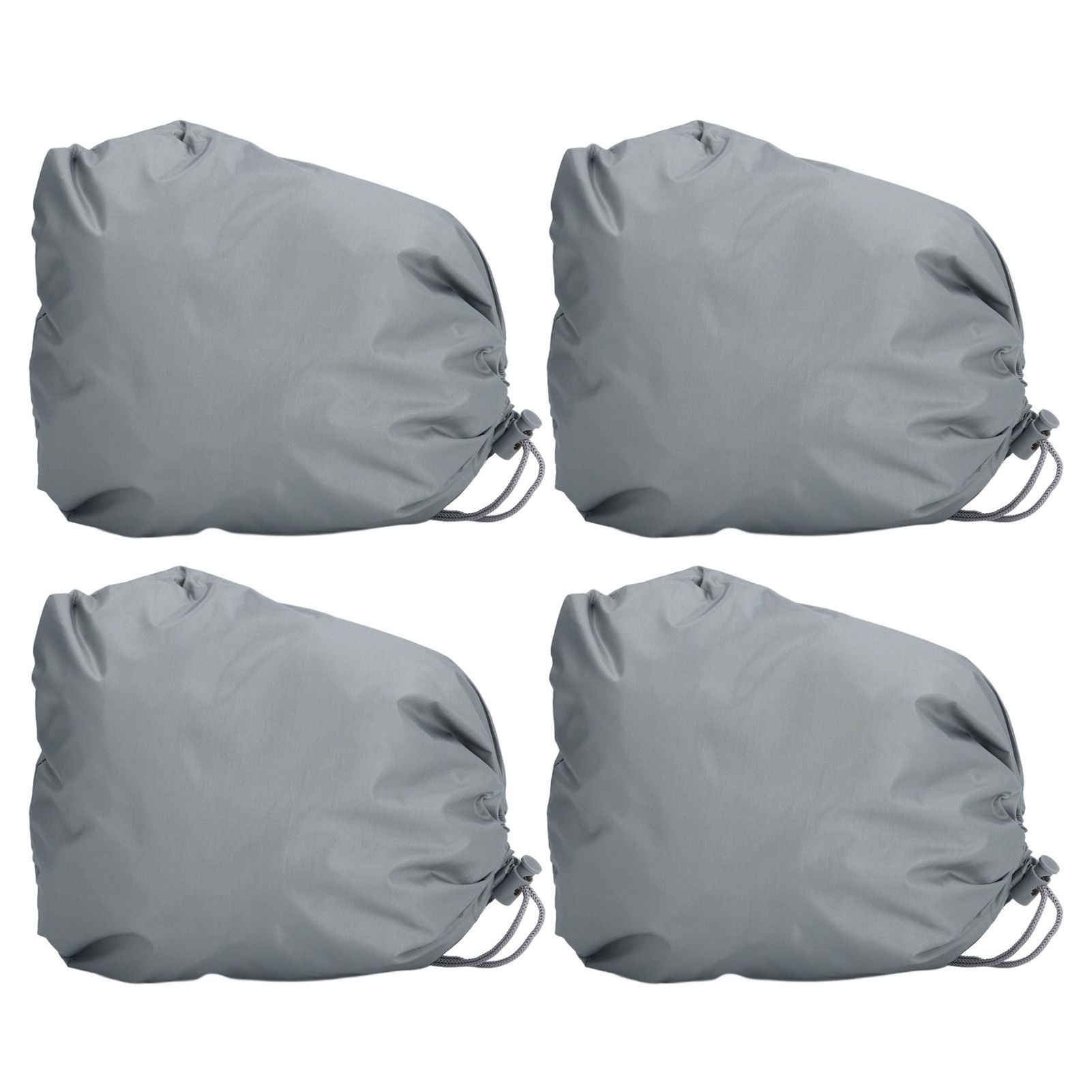 4PCS Car Rearview Mirror Protective Cover 190T Polyester Taffeta Faucet Frost Guard CoverGrey โ image 6