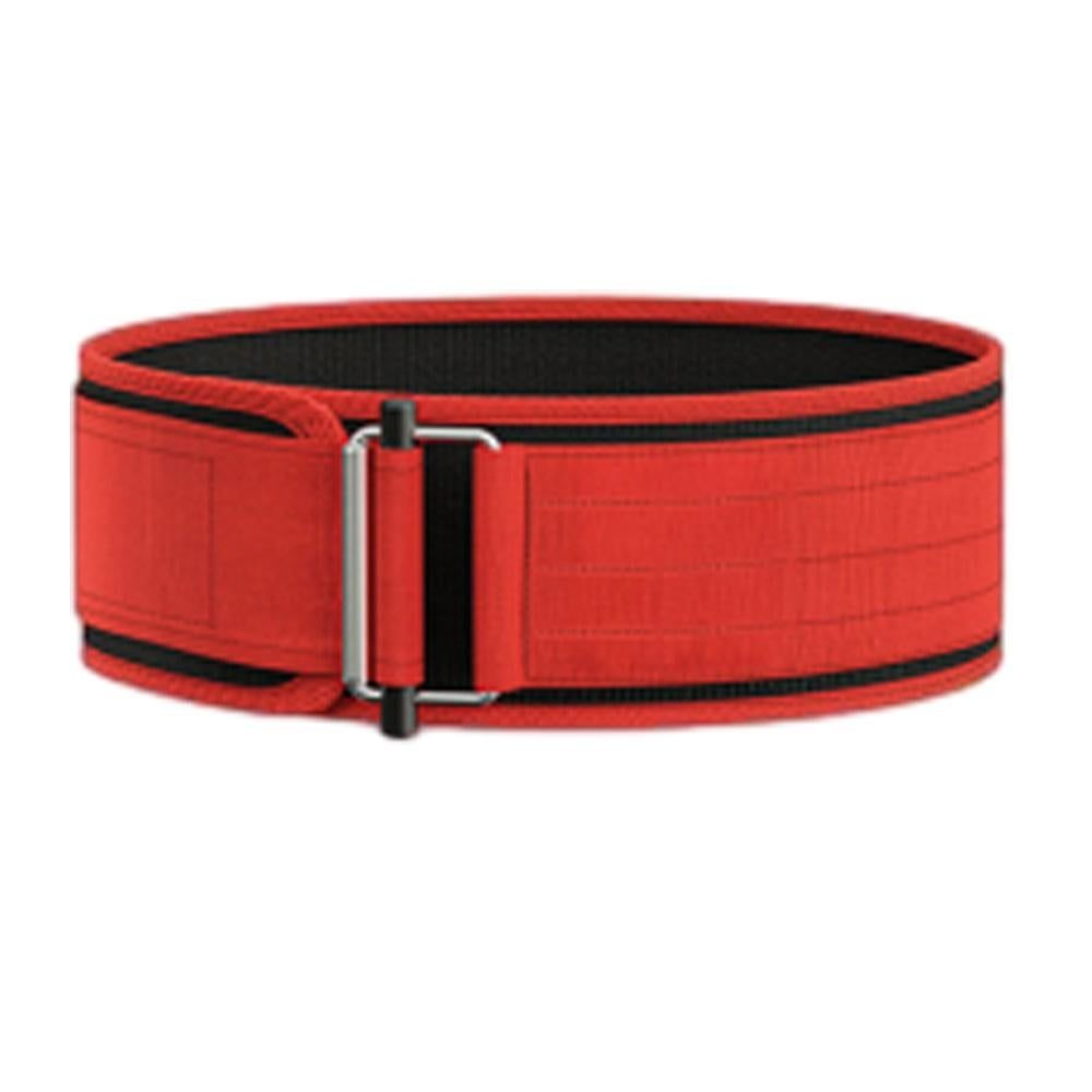 Weightlifting Belt Fitness Belt For Bodybuilding Powerlifting Cross Training -Red L
