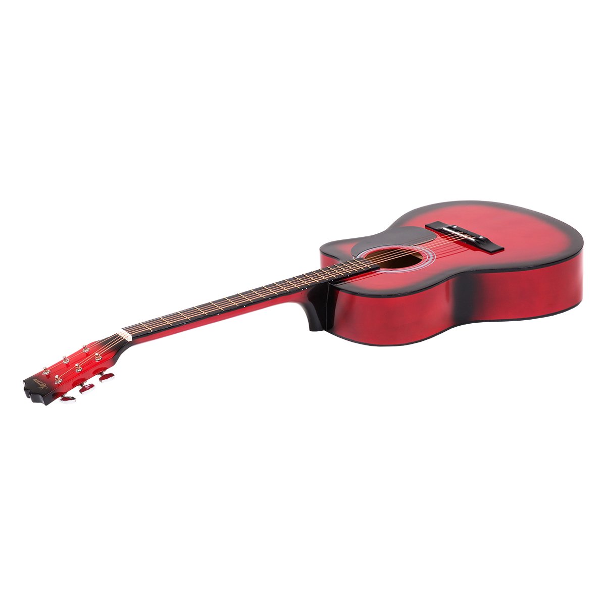 Karrera Acoustic Cutaway 40in Guitar - Red โ image 3