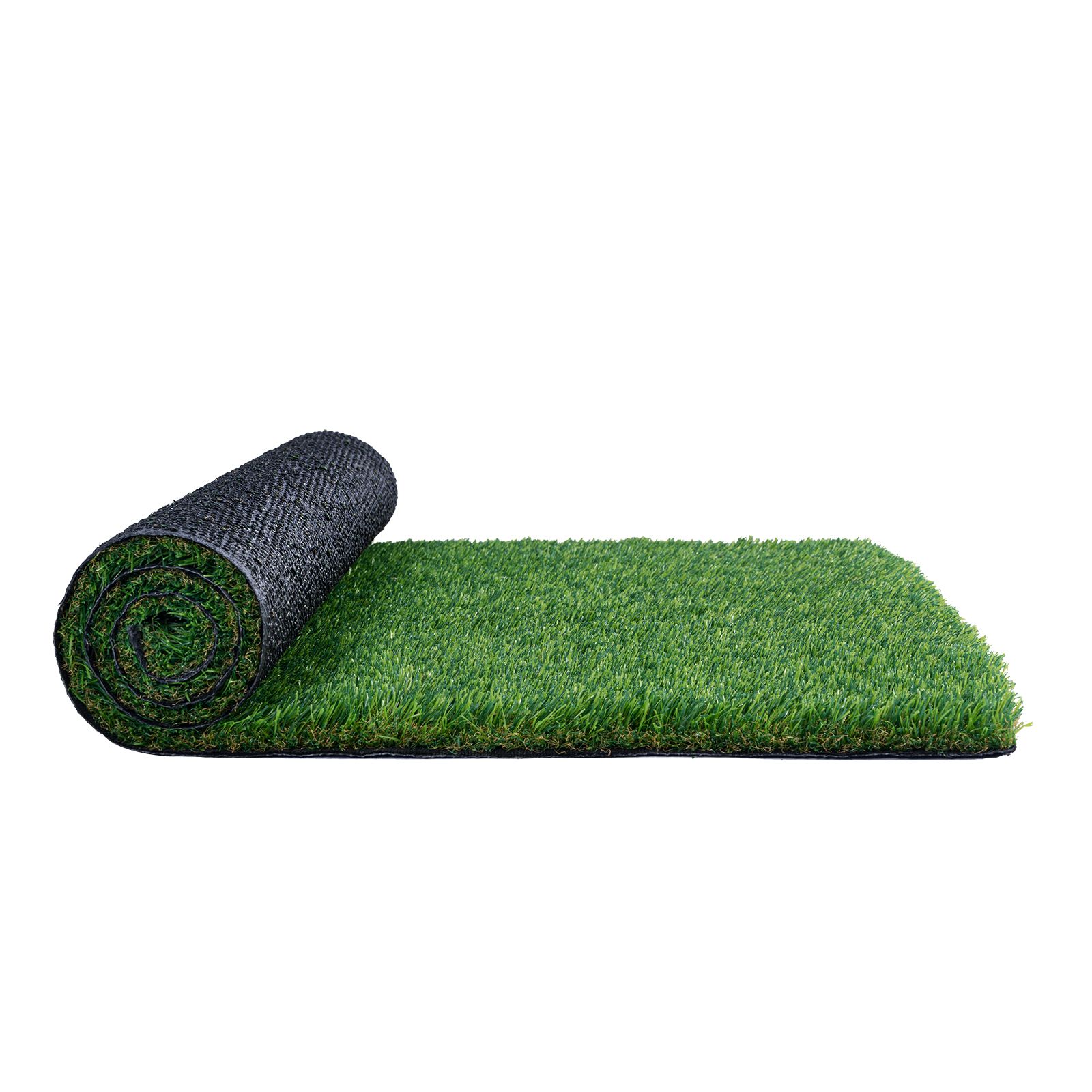 Artifical Grass, 6 x 10 ft Rug Green Turf, 1.38"Fake Door Mat Outdoor Patio Lawn Decoration, Easy to Clean with Drainage Holes, Perfect For Multi-Purpose Home