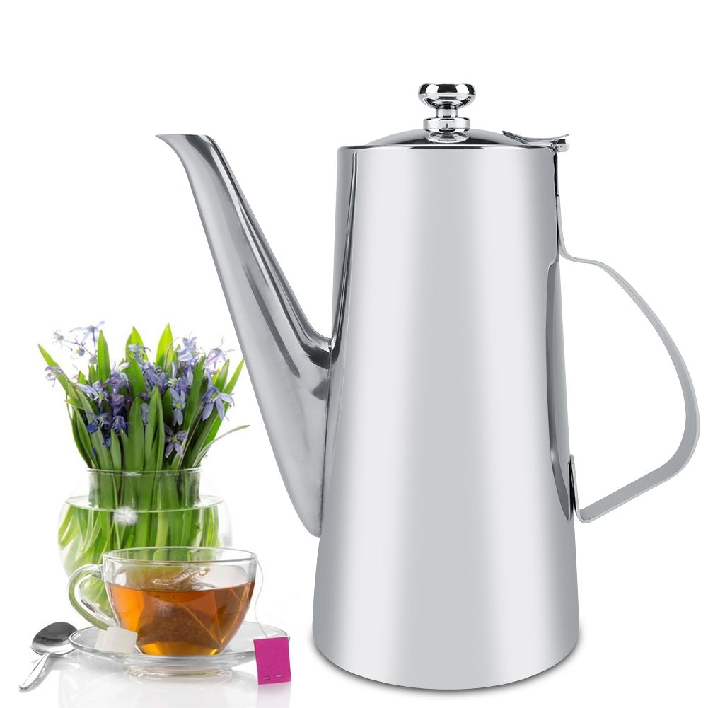 2L Thickened Stainless Steel Teapot Elegant Tea Coffee Water Kettle for Home Restaurant #2 — image 5