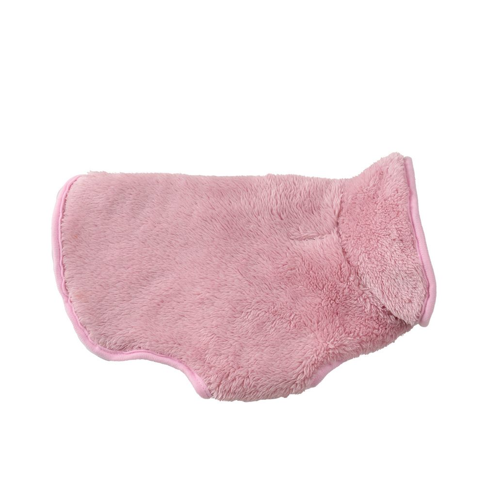 Pink XL Dog Fleece Vest, Super Warm & Windproof Winter Coat for Large Dogs — image 3