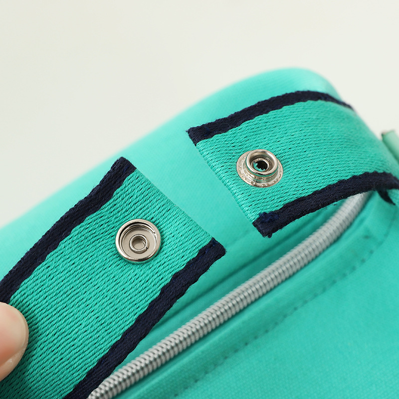 Womens Canvas Crossbody Bag Emerald Minimalist H-Letter Box Tote Wide Strap Shoulder Handbag for Travel & Work Large Capacity โ image 3