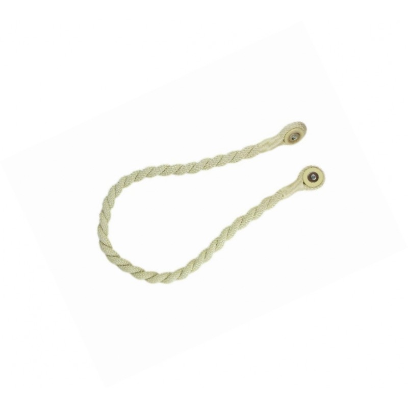 Magnetic weaved rope tieback Cream โ image 2