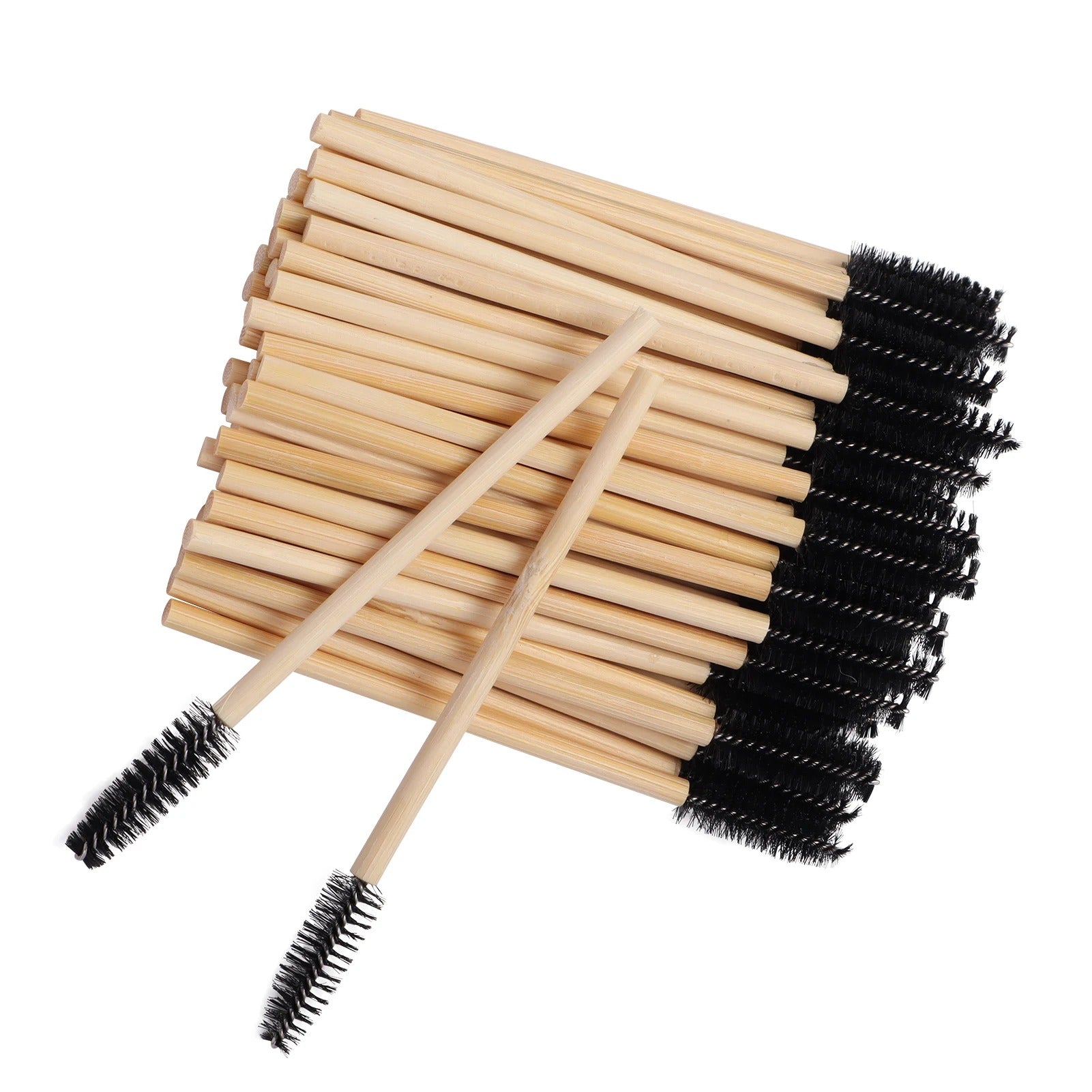 Miosh Eco Friendly Disposable Eyelash Mascara Wands Spoolies 50PCS — image 2