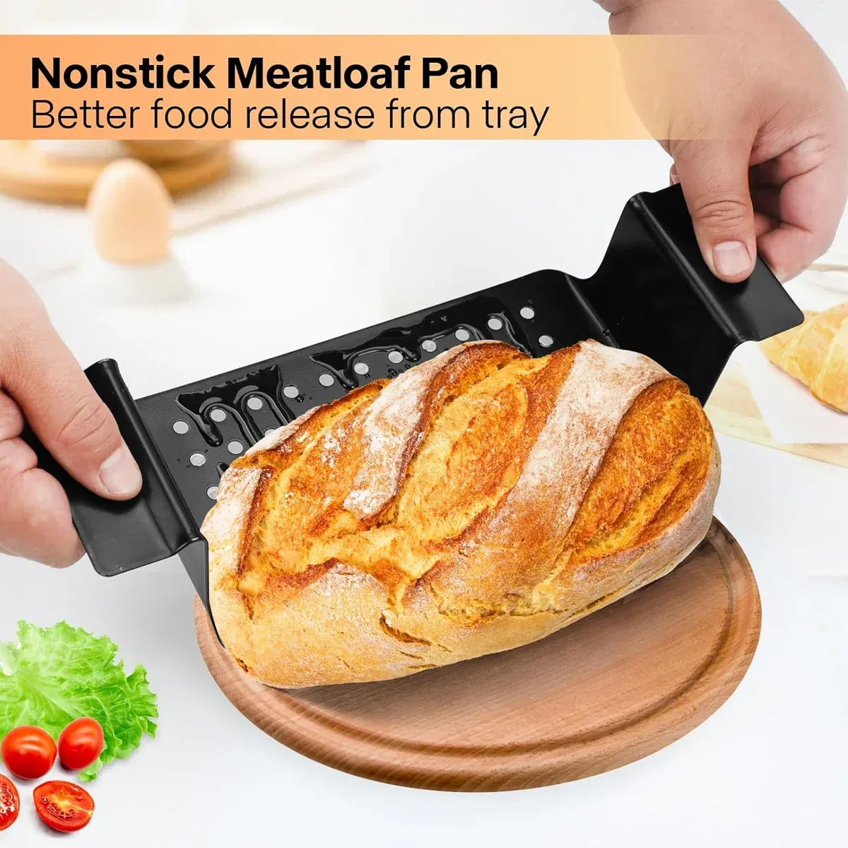 Non-stick Toast Box Loaf Bread Tin Pan Mold With Drain Tray Kitchen Baking Tool โ image 6