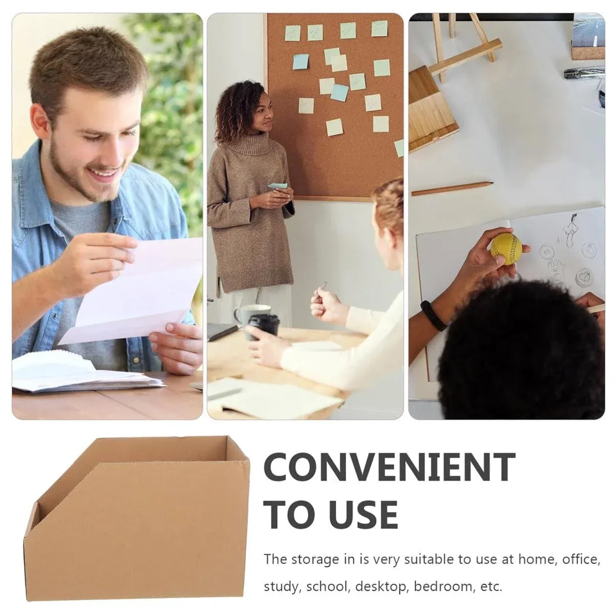10pcs Slanted Display Boxes for Sorting Organising Storage Containers Organizer - 40cm x 18cm x 22cm โ image 6