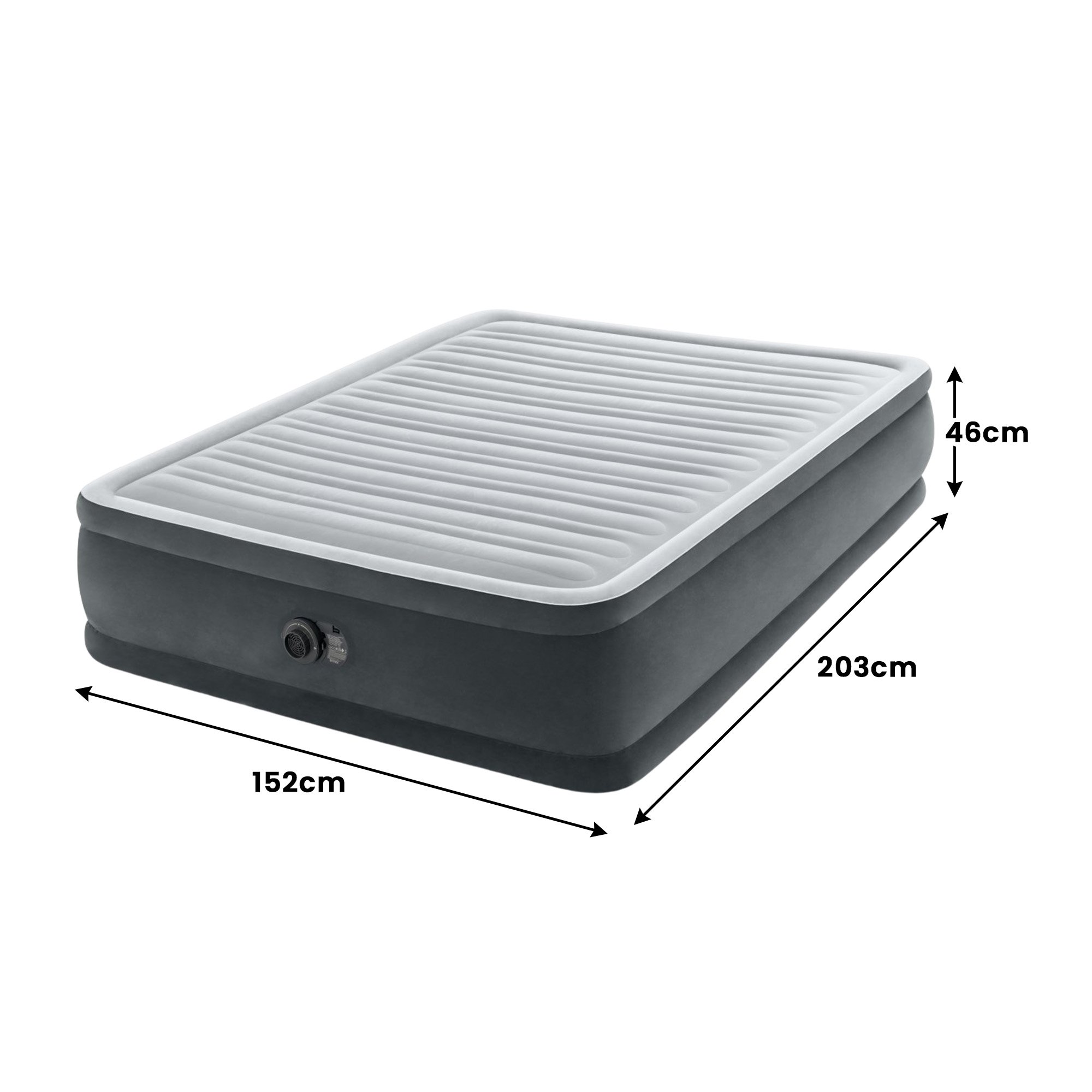 Intex Dura-Beam Deluxe Queen Comfort-Plush Elevated Air Mattress โ image 3