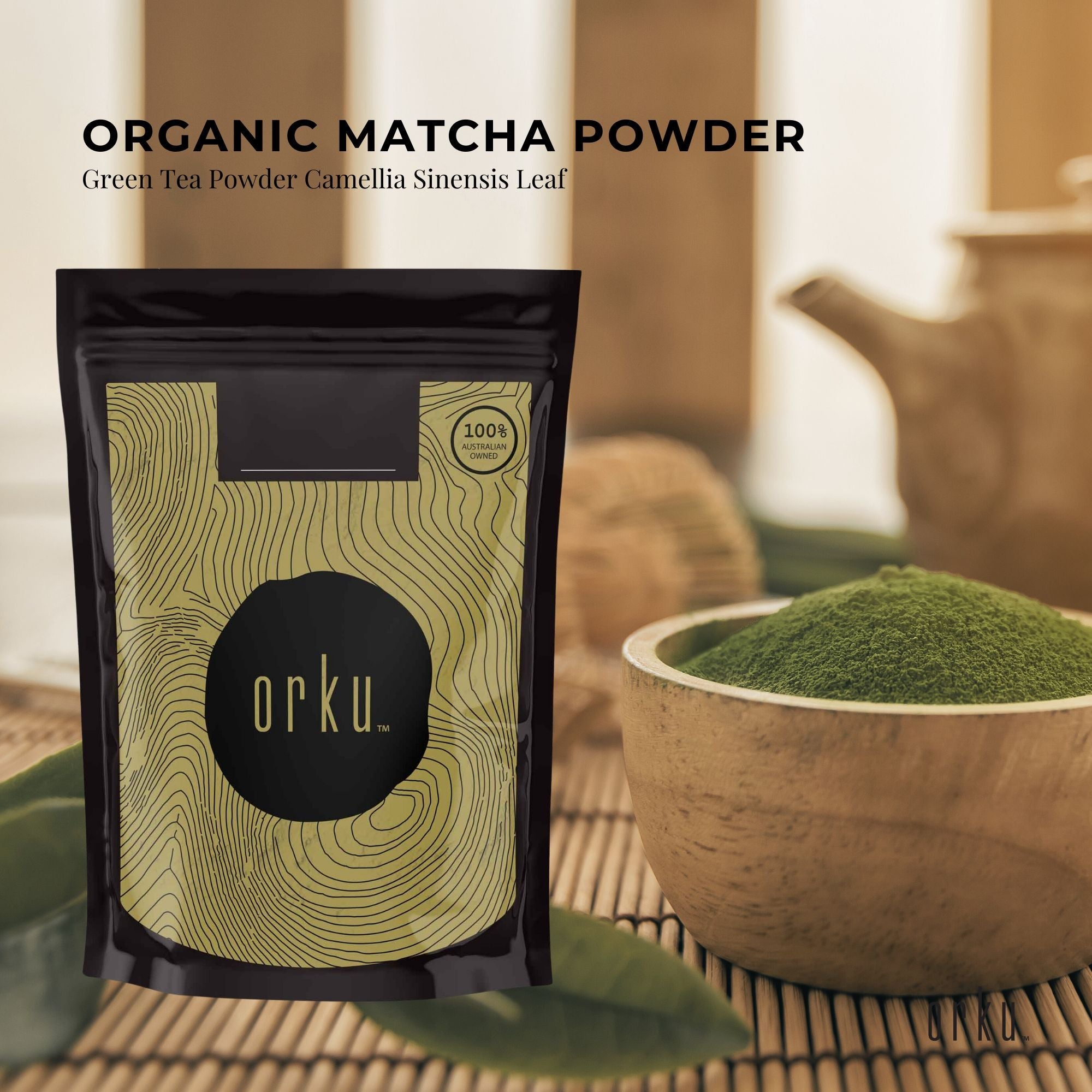 400g Organic Matcha Green Tea Powder Camellia Sinensis Leaf Supplement โ image 3
