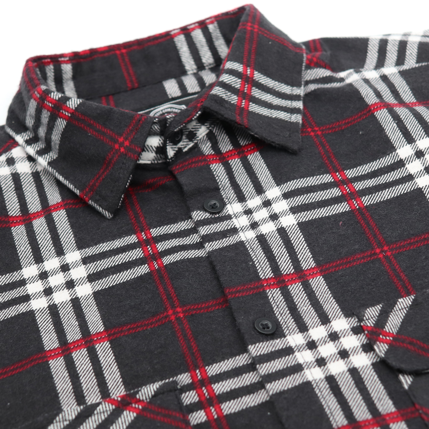 Men's 100% Cotton Flannelette Shirt Long Sleeve Plaid Check Flannel w Pockets, Shadow Glen Plaid, 2XL โ image 4