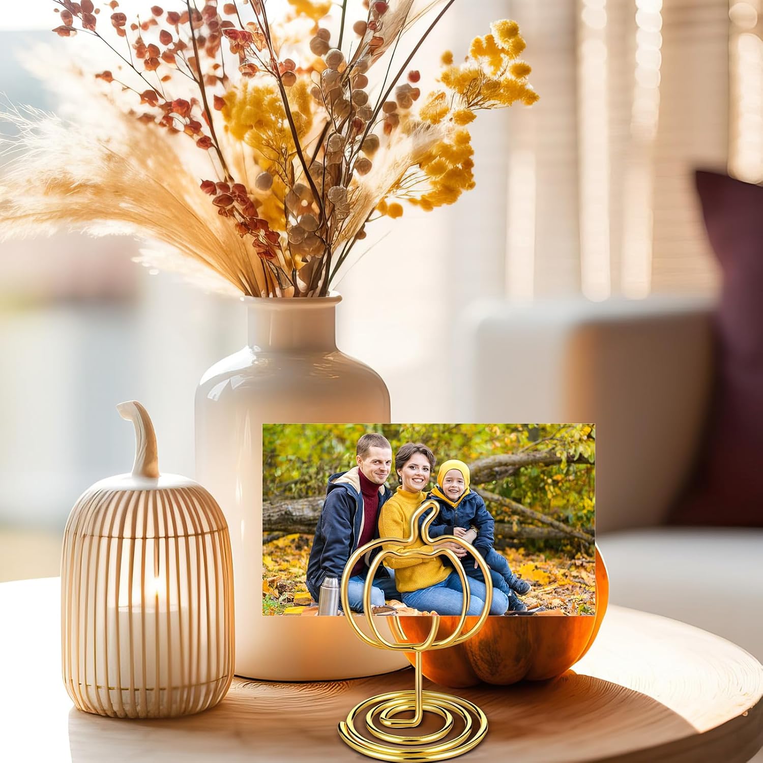 30 Pack Gold Pumpkin Table Decorations 5cm - Autumn Festival Ornaments — image 6