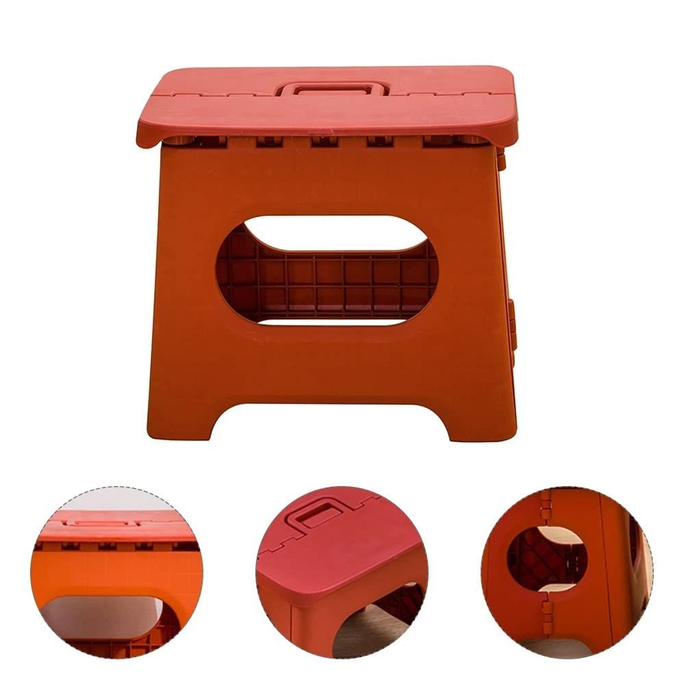 Folding Chairs Plastic Home Stool Outdoor Fishing Stool Folding Step Ladder Folding Step stools for Adults Foldable — image 4