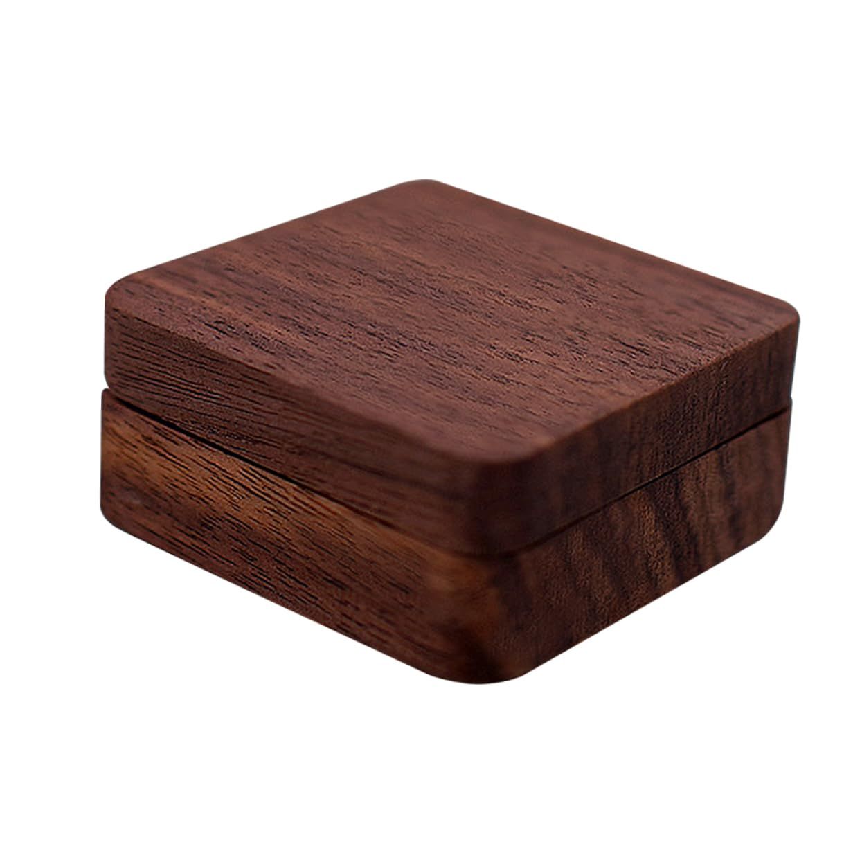 Black Walnut Ring Box Bulk Jewelry Wedding Jewelry Storage Container Jewelry Retail Box Jewelry Manager Jewelry Storage Manager — image 2