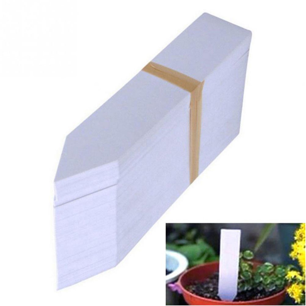 100PCS Plastic Plants Labels Garden Tags Stakes Reusable Plants Markers — image 5