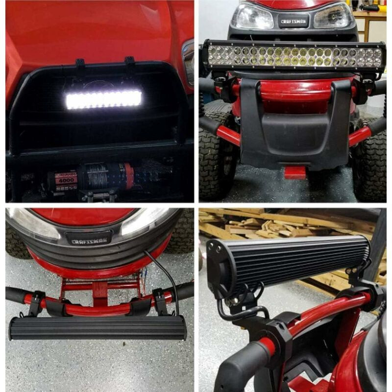 2pcs 19-30mm Roof Rack Bracket LED Light Holder Roll Bar Clamps Clamp,for Roll Cage Bar for Off Road,SUV, Made of Aluminum โ image 4