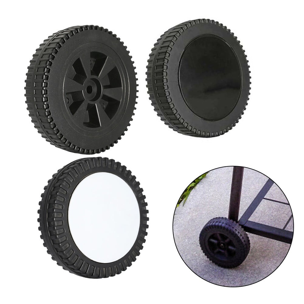 2Pcs Grill Wheel 6 Inch Bbq Grill Wheel Plastic Grill Wheel Replacement 5.98 X 1.57 X 0.41 Diameter Outdoor Cooking Parts C â image 3