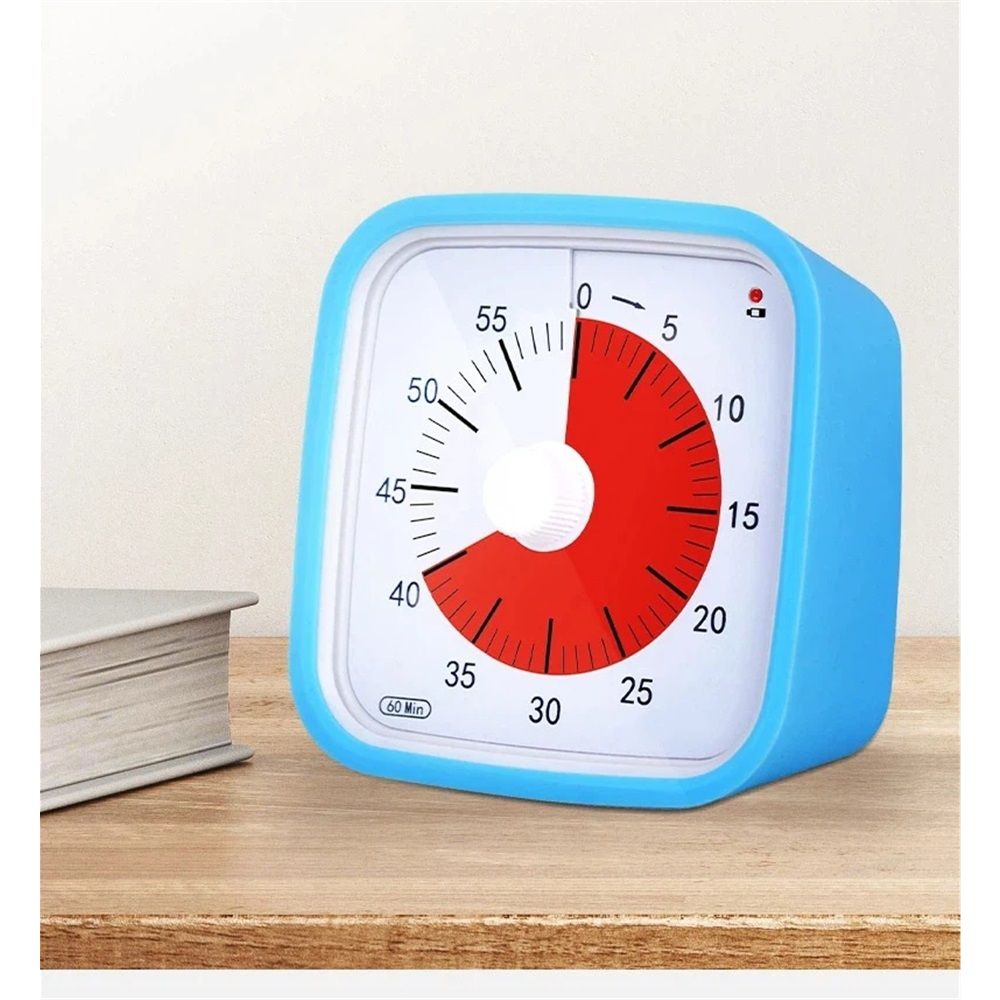 60 Minute — Visual Timer with Desktop Software for Kids Classroom Learning, Teachers Desk Clock, Study Tool and Office Meetings with Silent Operation (Sky — image 2