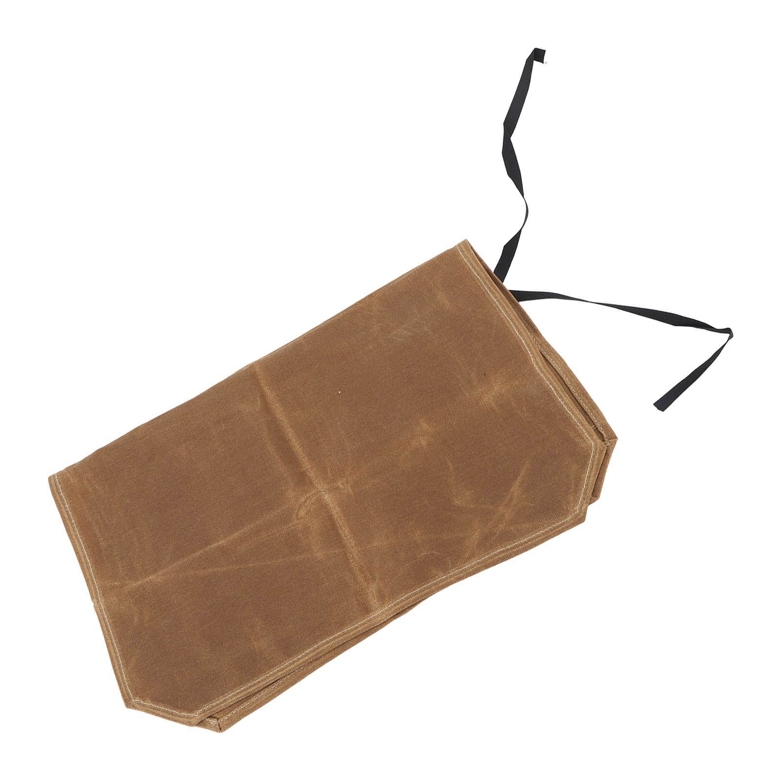 Camping Utensil Bag Canvas Cookware Knife Storage Bag Portable Tools Travel Bag for Outdoor BBQ Khaki โ image 2