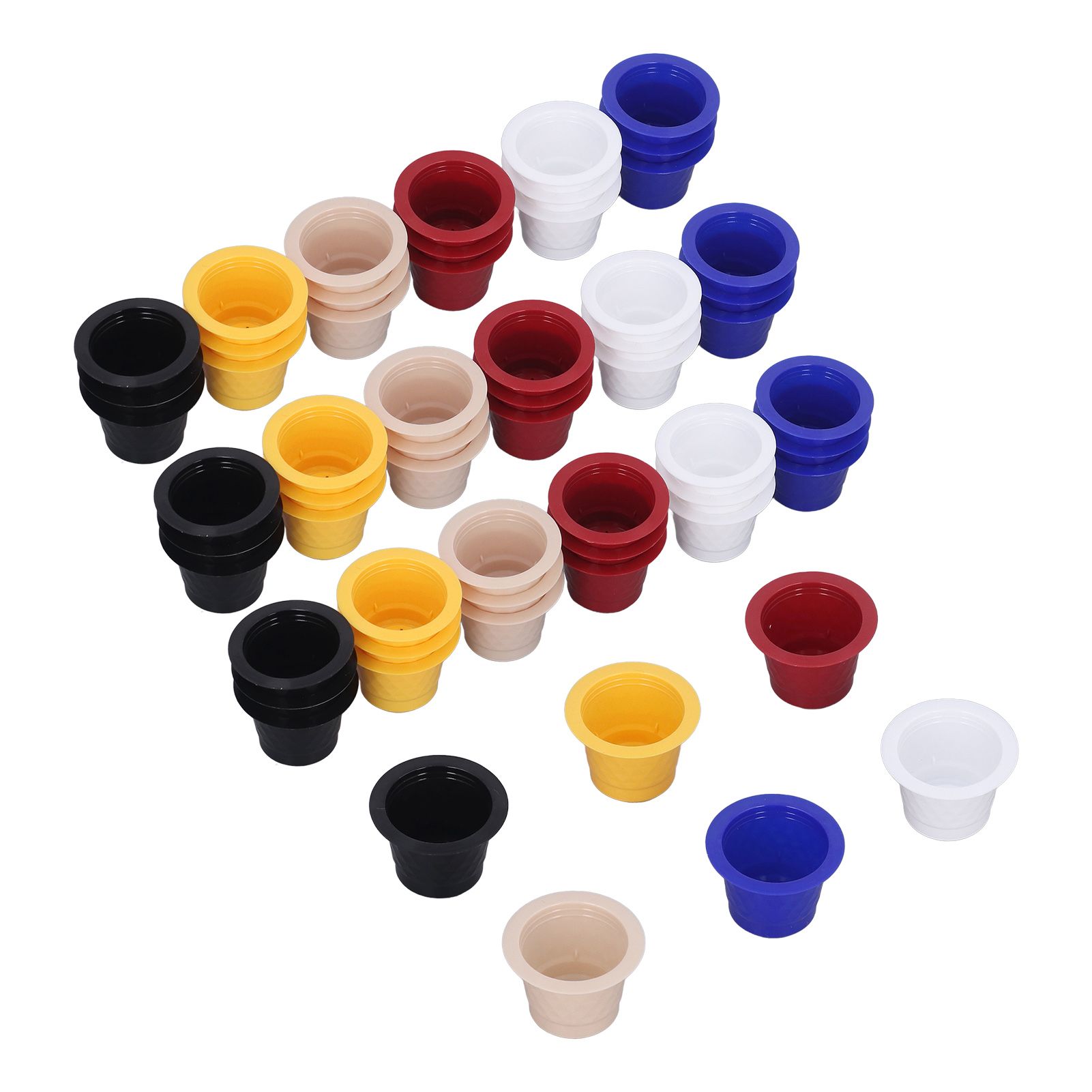 60pcs Refillable Disposable Coffee Capsule Cup Bottom Sealing Aluminum Film Plastic Coffee Filters for Home โ image 6