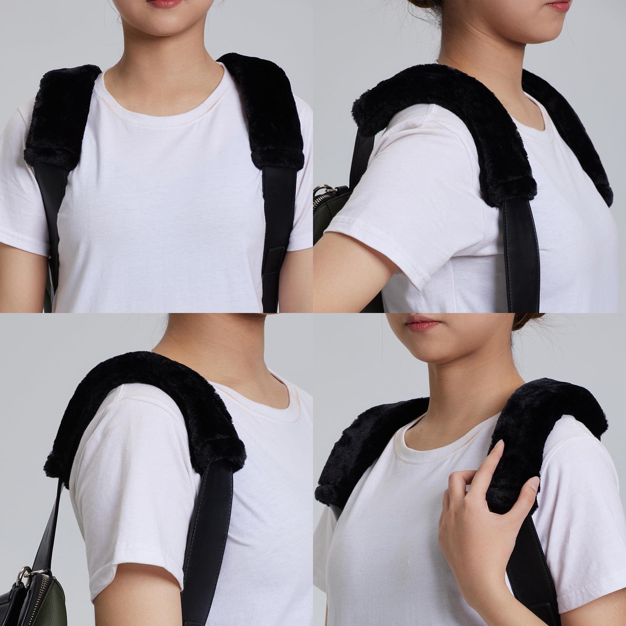 2 PCS Car Seatbelt Covers Shoulder Pad for More Comfortable Driving, Universal Seat Belt Cover for Handbag Camera Backpack — image 3