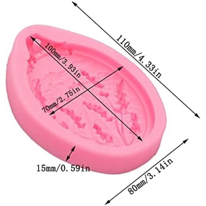 Epoxy Resin Silicone Mold for DIY Pendant Wall Hanging Decoration Jewelry Aromatherapy Plaster handy to demold, hard to deform