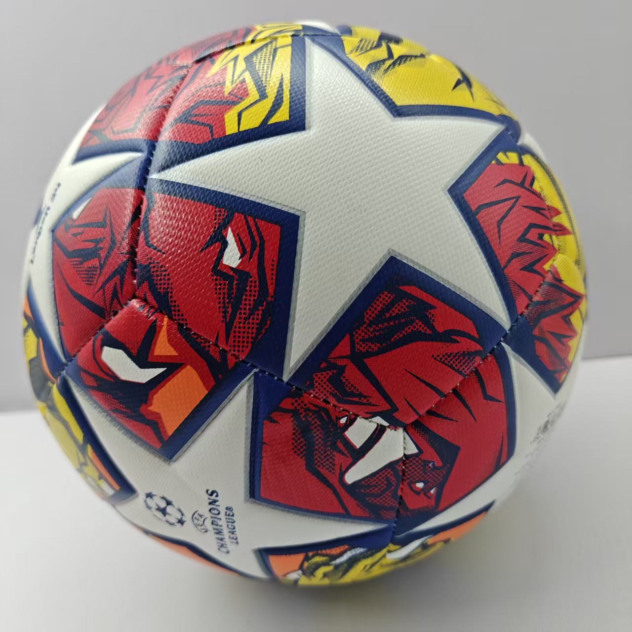 European Champions League painted football, seamless fit, perfect for family, school, club entertainment training and game excellent football โ image 4