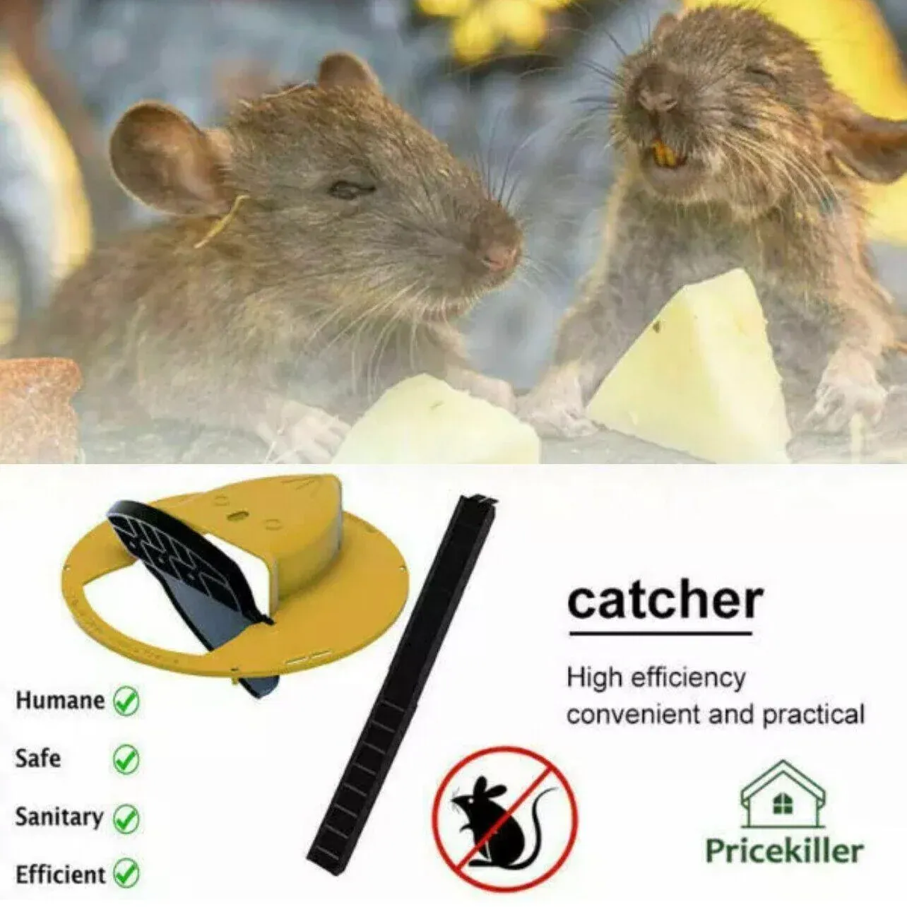 Mouse Trap Flip N Slide Bucket Lid Mouse Rat Trap With Ladder Mousetrap Catcher - Flip N Slide Bucket *1 — image 4