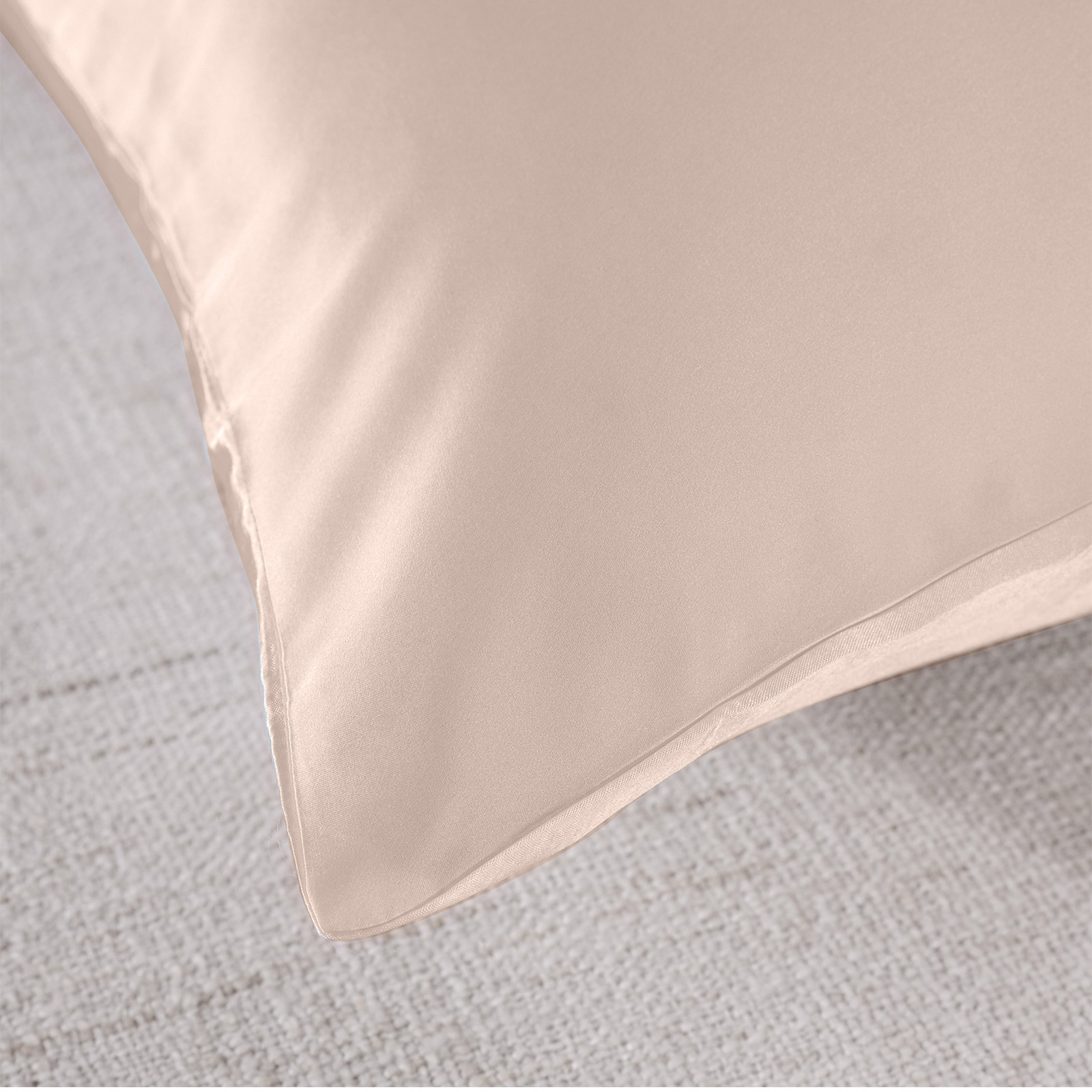 Royal Comfort Mulberry Soft Silk Hypoallergenic Pillowcase Twin Pack 51 × 76cm - Champagne Pink — image 5