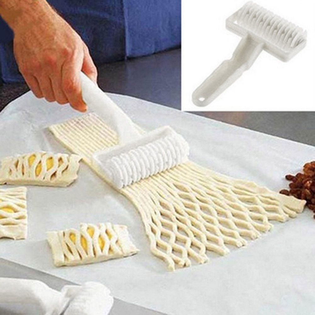 Lattice Dough Cutter Pastry Lattice Roller Cutter Kitchen Baking Tool โ image 2