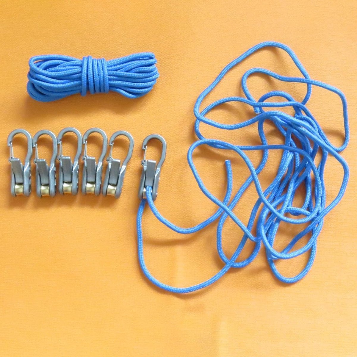 Paracord Adjusters 6-pack – With locking buckle, camping/boat — image 3