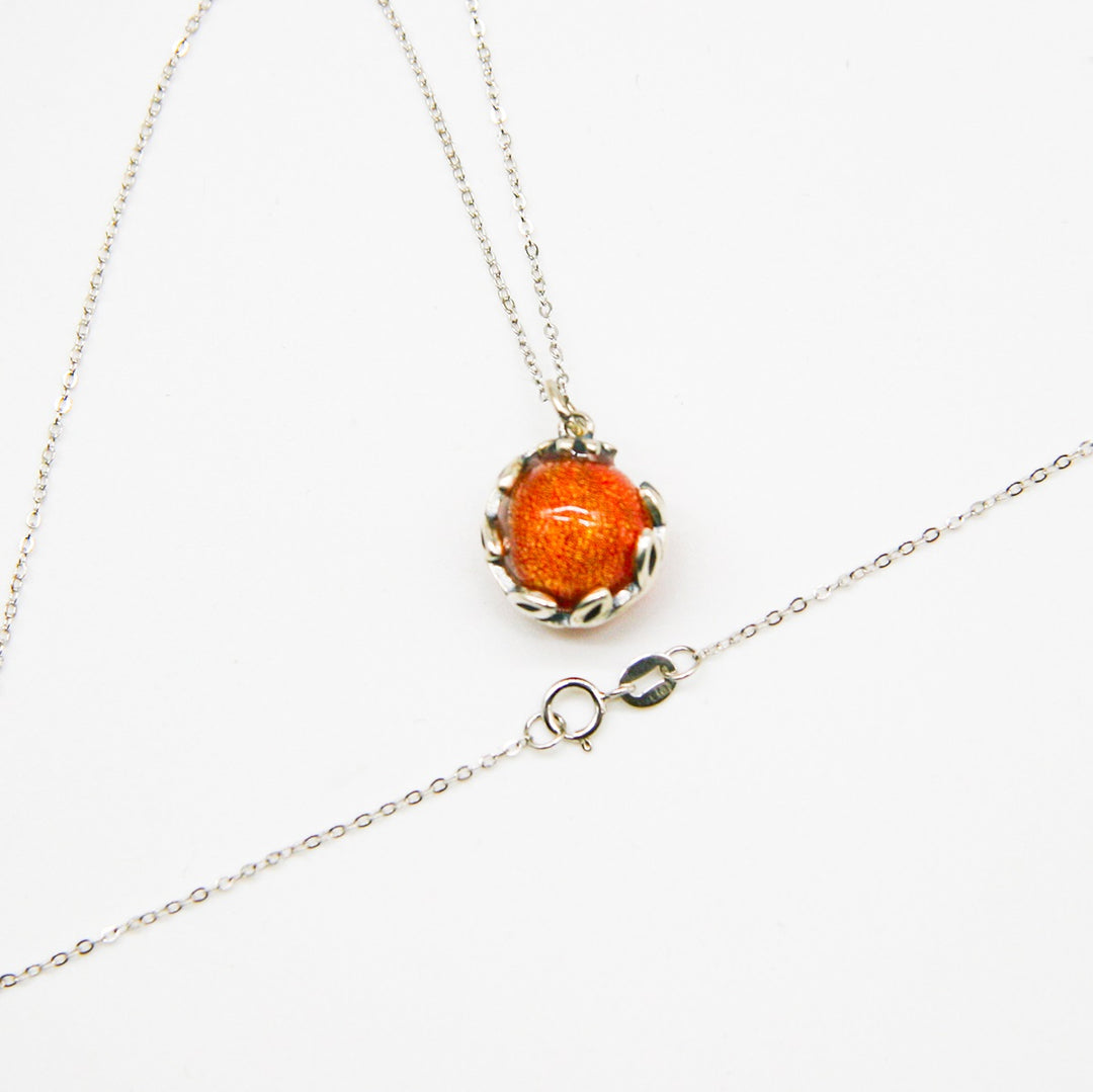 Gift Box - Aroma Necklace White Gold - Planet Solstice Sunburst (Fire Red) + Purify Oil Blend — image 6