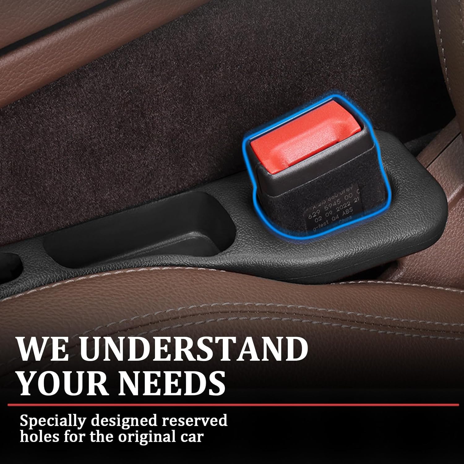 2PCS Car Seat Gap Filler Organizer with Car Storage Slot,Multi-Functional Car Gap Filler for Phone,Key,Coin in Car Organization And Anti-Drop,Universal Car Gap — image 4