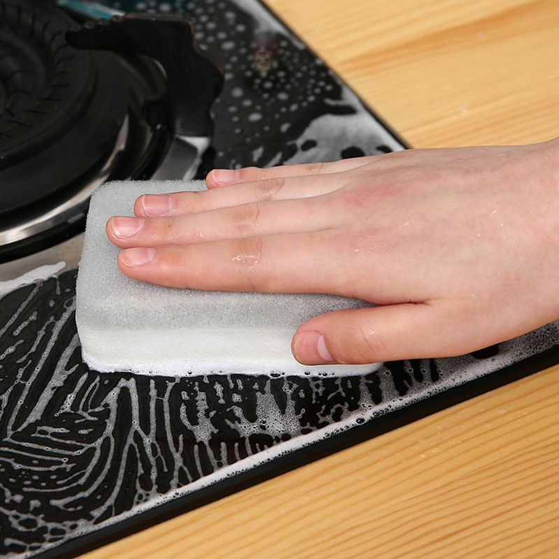 5 Pcs Dish Cleaning Sponge Durable Scrub Scouring Sponge Water Absorbing Kitchen Cleaning Sponge for Kitchen Household Gray — image 4
