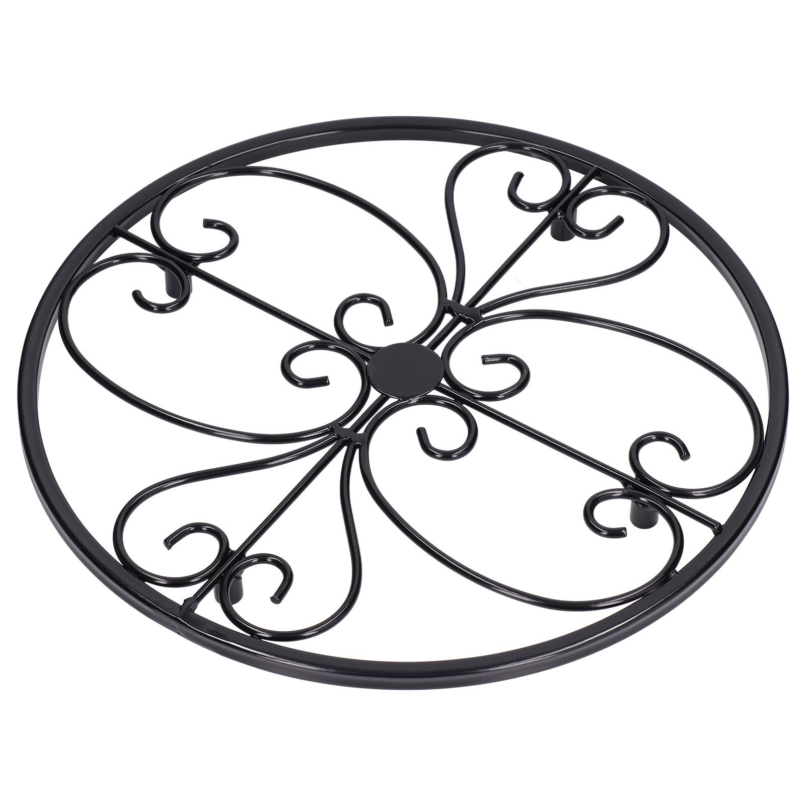 Flower Stand Elegant Style Unique Standable Design Durable Stable Easy Movable Plant Shelf for Garden Home — image 5