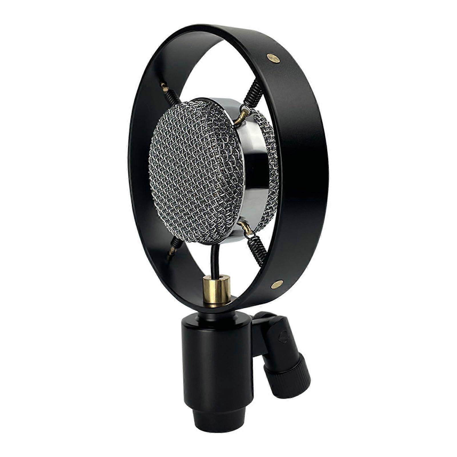 Retro Condenser Microphone Prop - Vintage Style Mic for Video or Decoration