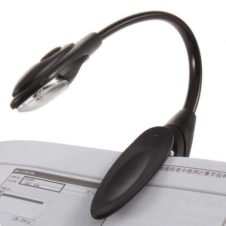 Book Lamp LED Reading Light with Clamp, Black โ image 4