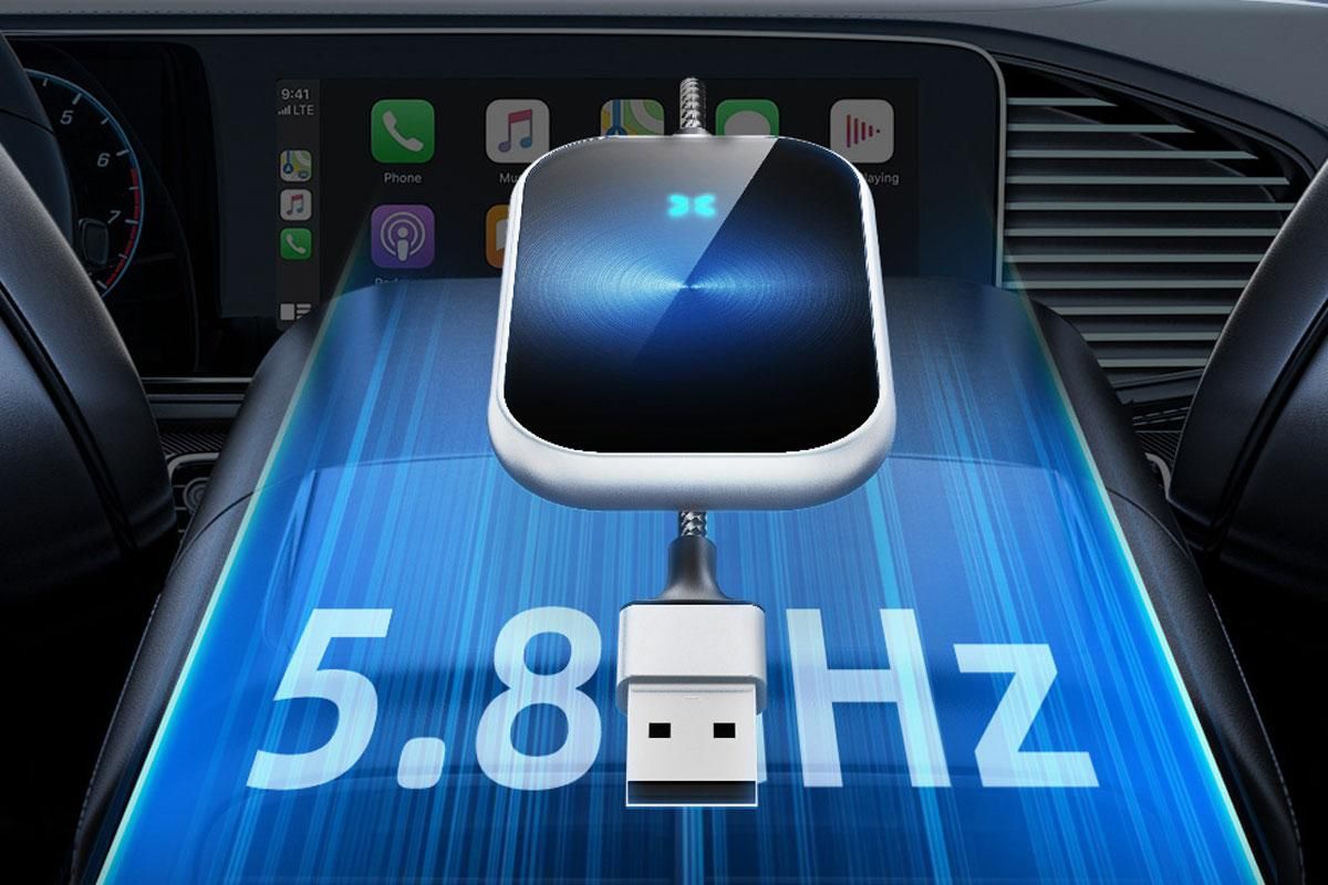 2 in-1 Wireless Adapter Bluetooth Car Play Dongle Wireless CarPlay and Android Auto Adapter for iPhone — image 3