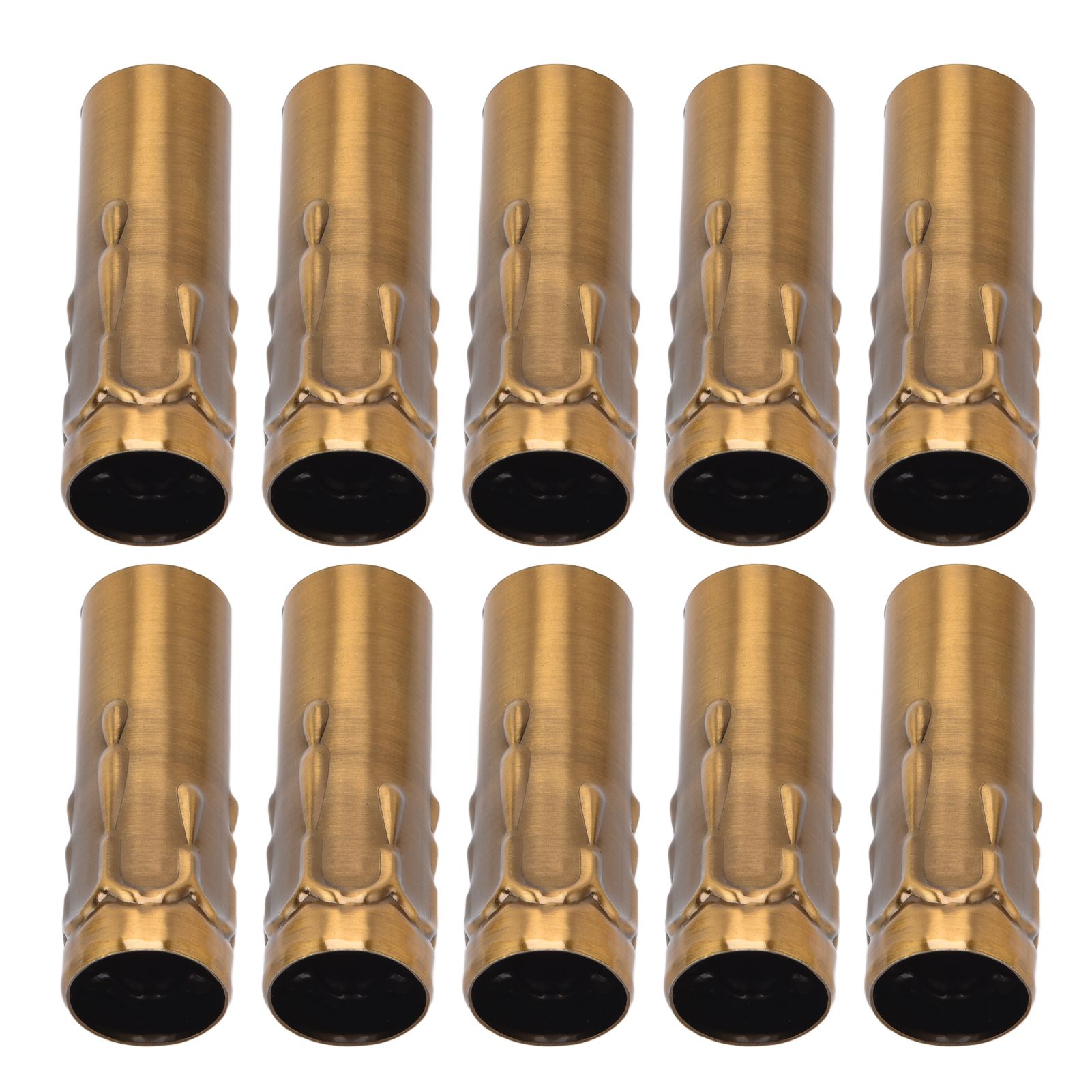 10Pcs E14 Metal Tube for Candle Lamp Holder Lamp Base Lighting Accessories 25x80mm Gold Bronze โ image 5