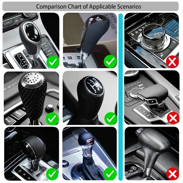 High Performance Replacement Car Hoodie Protection Design Decoration Gear Shift Lever - Red, Made of Cotton + Polyester โ image 4